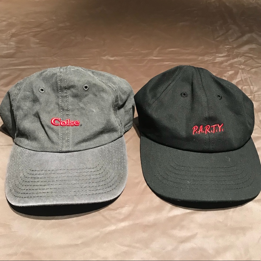 2x hats NEW COCA COLA HAT & JV HAT